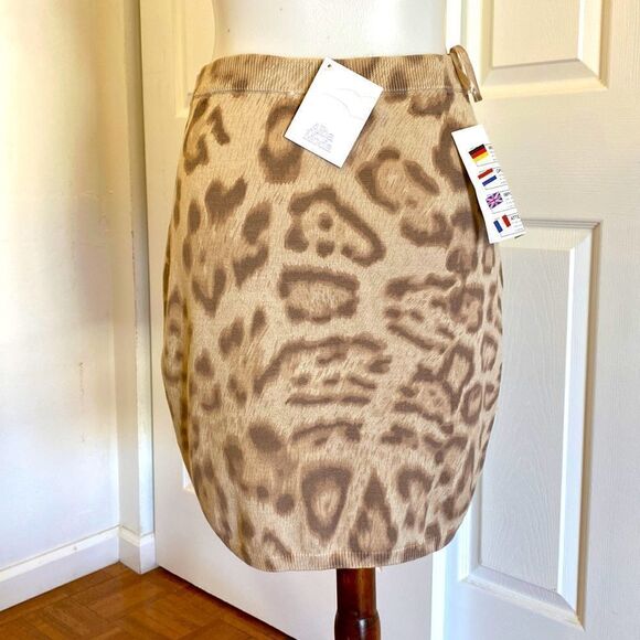 New Alba Moda Elastic Waistband Thick Stretche mini Skirt - Picture 3 of 5